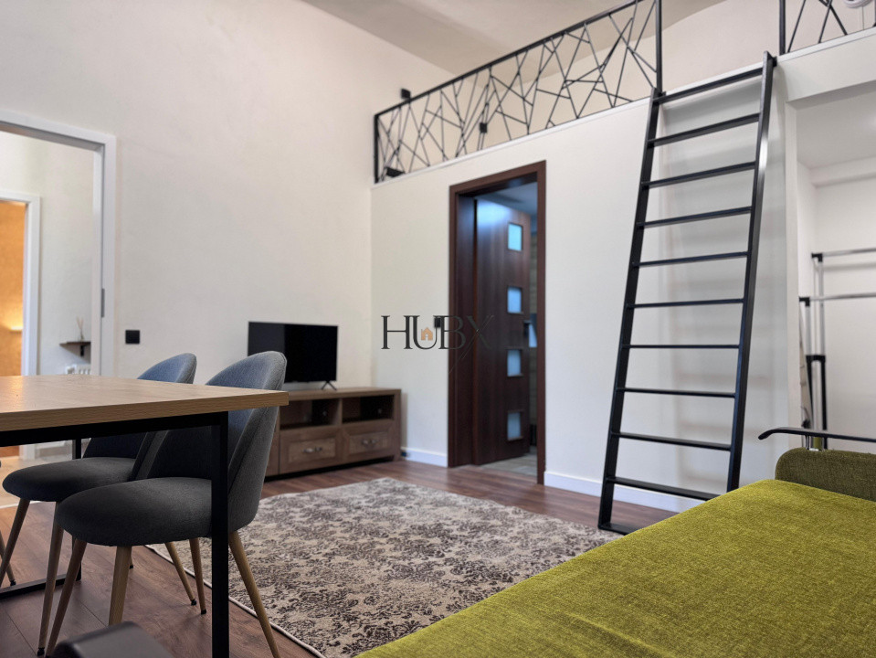 Oportunitate! Zona Ultracentrală! Apartament 2 camere + mezanin, 56mp utili.