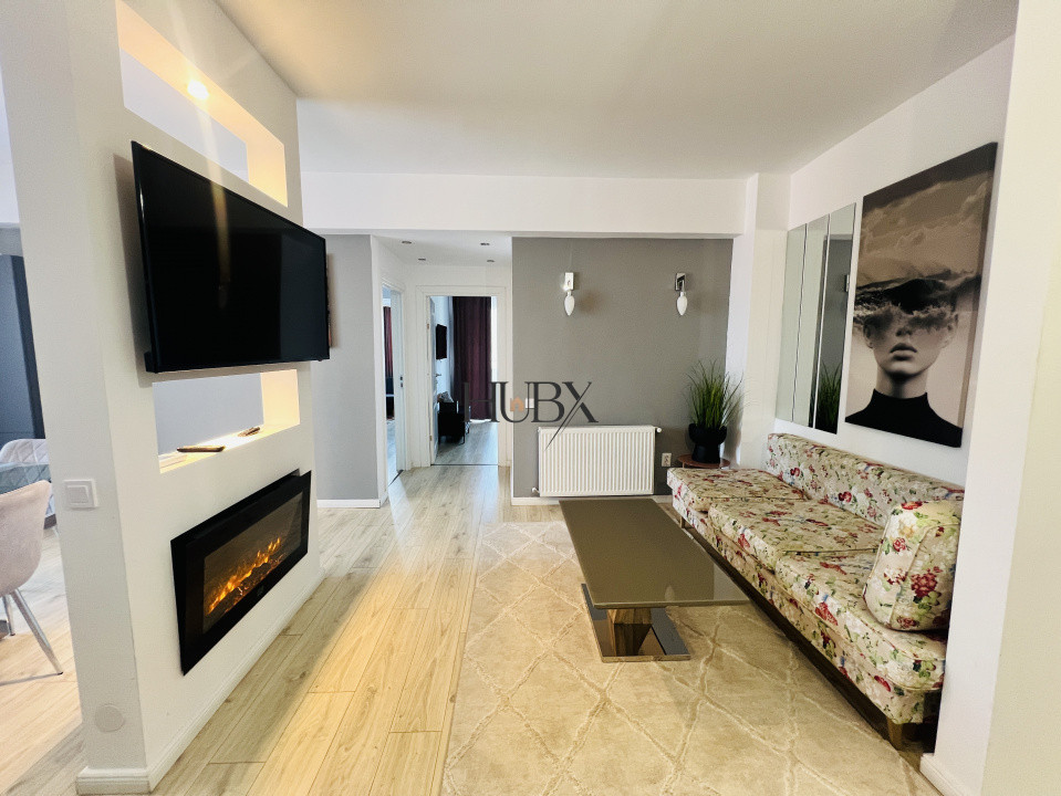 Apartament de lux de 3 camere 67 mp utli si 2 balcoane etajul 1 in zona Teilor
