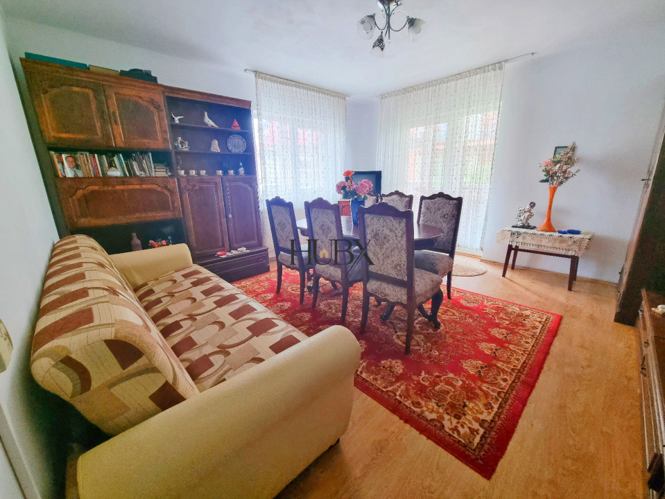 Apartemant 2 camere decomandat 56 mp, parter inalt pe strada Muzeul Apei