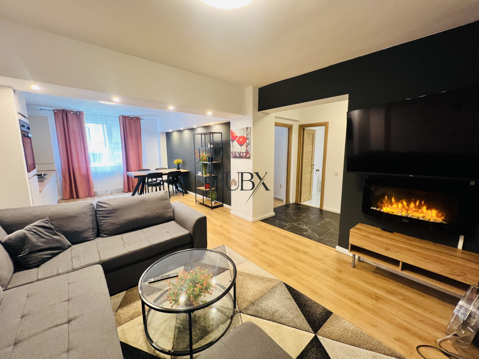 Apartament de lux 2 camere 59 mp utili plus gradina zona Teilor