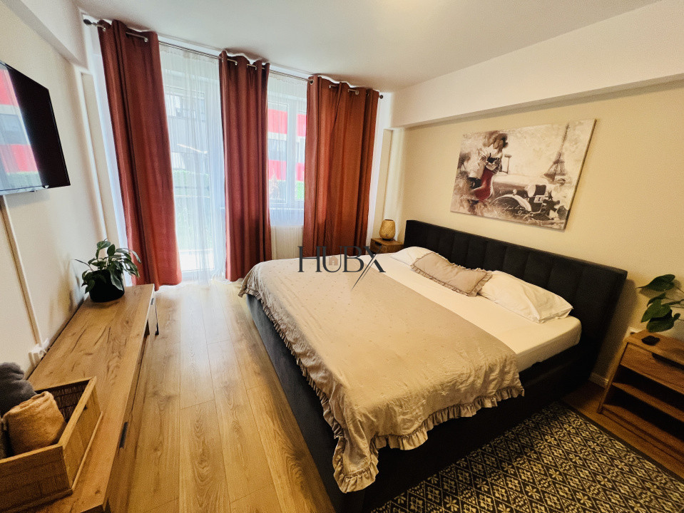 Apartament de lux 2 camere 59 mp utili plus gradina zona Teilor