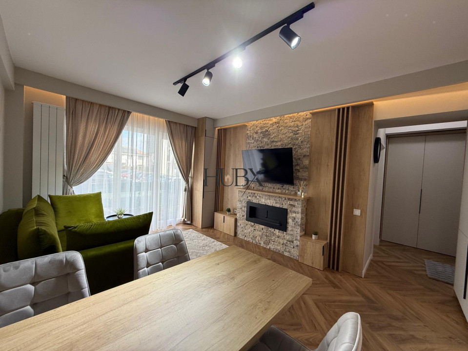 Apartament de lux cu 2 camere si gradina in zona Terra