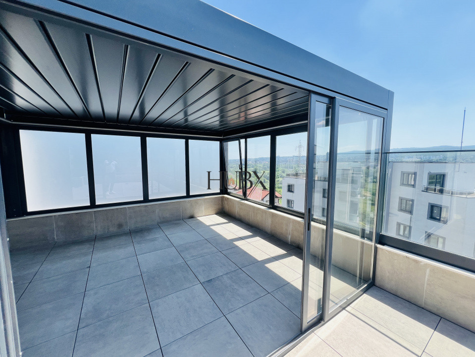 Penthouse 80 mp utili 2 balcoane si terasa de 80 mp cu priveiste in zona Donath