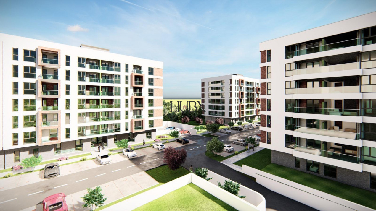 Apartament 3 cam, 70.05 mp + Gradina 38 mp, Floresti