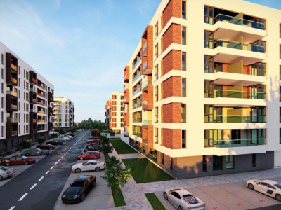 Apartament 2 cam, 53 mp + balcon 3.84 mp, Floresti