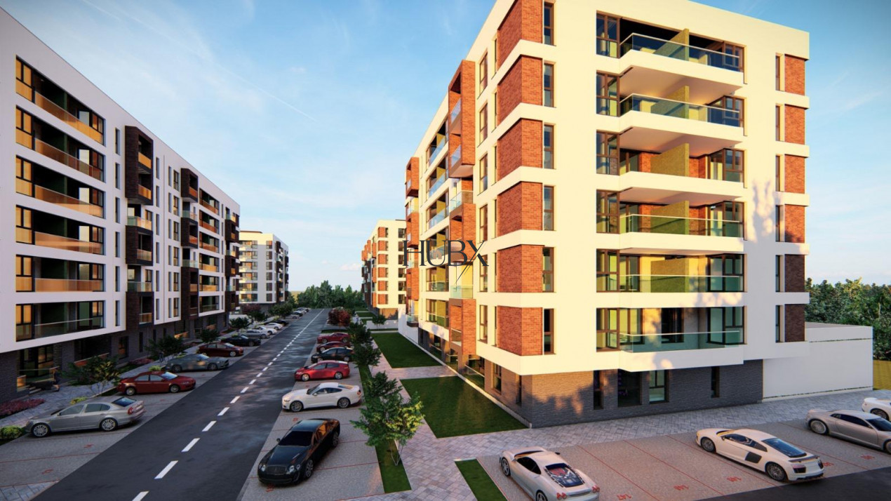 Apartament 1 camera, 37.45 mp. balcon 5.76 mp, Floresti