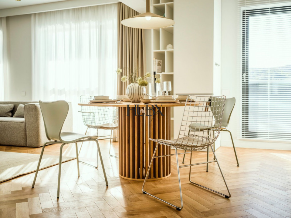 Apartament de lux 3 camere, 83 mp plus terase 31 mp si garaj in ansamblul Wings