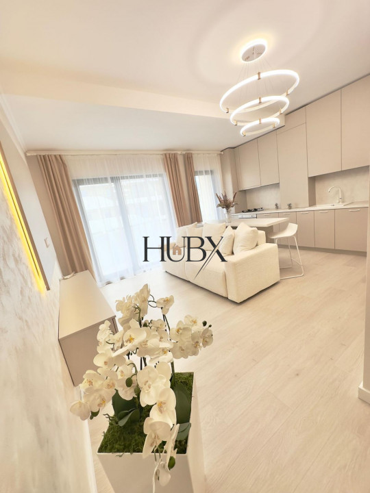 Apartament 3 cam, ultrafinisat, 56 mp, terasa 12 mp, garaj, zona Eroilor