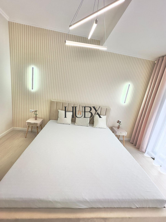 Apartament 3 cam, ultrafinisat, 56 mp, terasa 12 mp, garaj, zona Eroilor