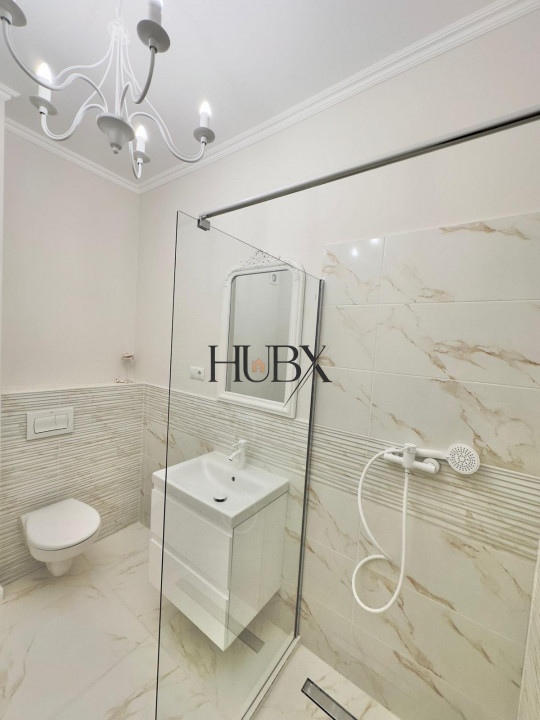 Apartament 3 cam, ultrafinisat, 56 mp, terasa 12 mp, garaj, zona Eroilor