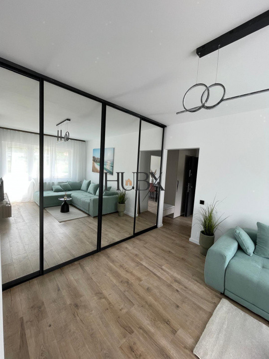 Apartament de lux cu 2 camere decomandat, 43 mp nou in zona Terra