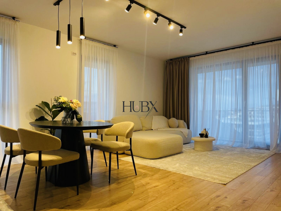 Apartament ultramodern, 2 camere, terasa 23mp, panorama, Floresti!