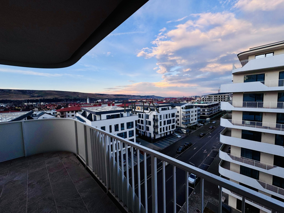 Apartament ultramodern, 2 camere, terasa 23mp, panorama, Floresti!