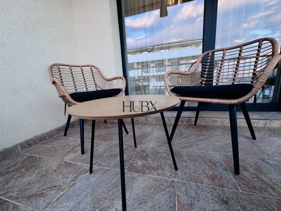 Apartament ultramodern, 2 camere, terasa 23mp, panorama, Floresti!